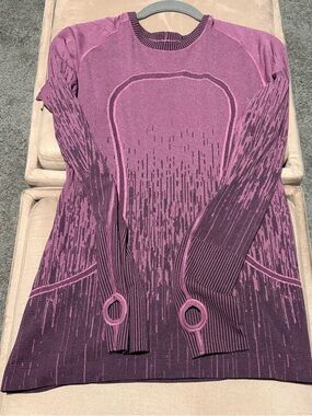 Lululemon Rare Purple Ombré Long Sleeve Swiftly